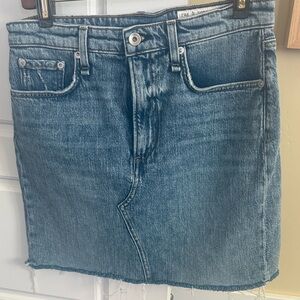 Rag & Bone Indigo Denim Skirt